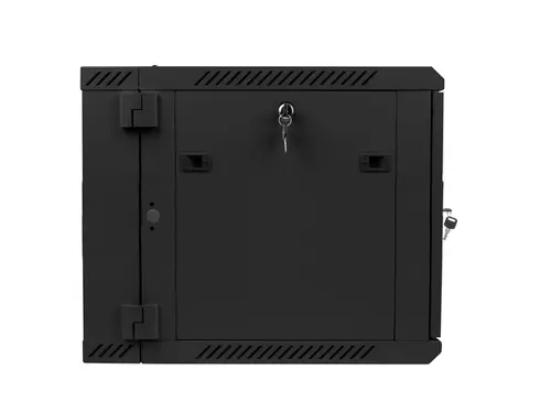 Комуникационен шкаф, Lanberg rack cabinet 19" double-section wall-mount 9U / 600x600 for self-assembly (flat pack), black - image 3