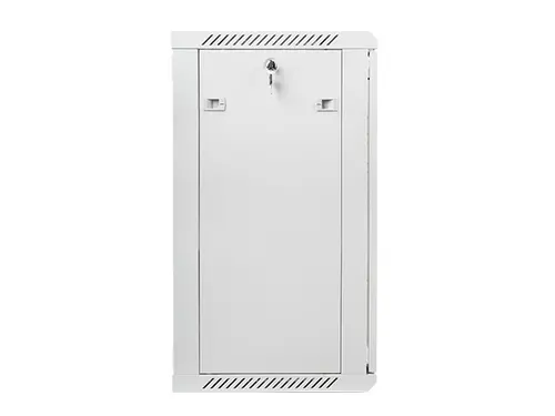 Ερμάριο επικοινωνιών, Lanberg ερμάριο rack 19" επιτοίχιο 18U / 600x450 για αυτοσυναρμολόγηση (flat pack), γκρι - 4