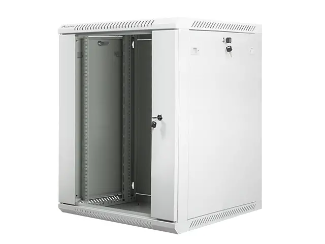 Комуникационен шкаф, Lanberg rack cabinet 19" wall-mount 15U / 600x600 for self-assembly (flat pack), grey - image 2