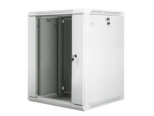 Комуникационен шкаф, Lanberg rack cabinet 19" wall-mount 15U / 600x600 for self-assembly (flat pack), grey - image 2