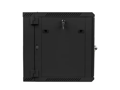 Dulap de comunicații, Lanberg rack 19" cu două secțiuni pentru montare pe perete 12U / 600x600 pentru autoasamblare (flat pack), negru - 6