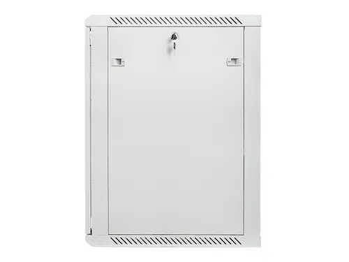 Комуникационен шкаф, Lanberg rack cabinet 19" wall-mount 18U / 600x600 for self-assembly (flat pack), grey - image 3
