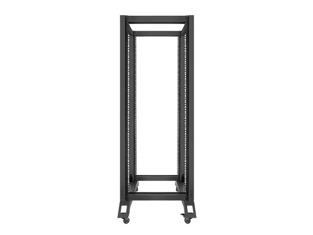 Комуникационен шкаф, Lanberg open rack 19" 32U  600x800, black - image 5
