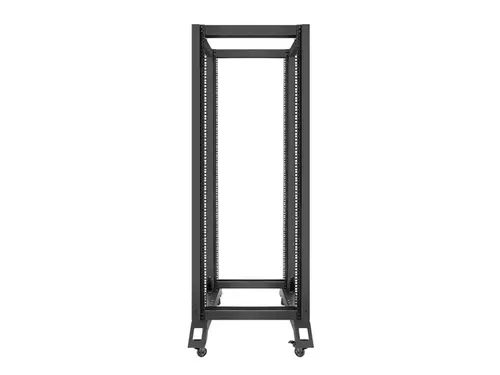 Комуникационен шкаф, Lanberg open rack 19" 32U  600x800, black - image 5