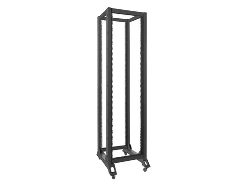 Ερμάριο επικοινωνιών, Lanberg open rack 19" 42U 600x800, μαύρο - 1