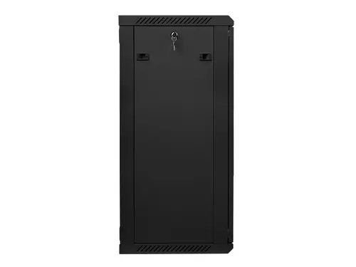 Комуникационен шкаф, Lanberg rack cabinet 19" wall-mount 22U / 600x450 for self-assembly (flat pack), black - image 3