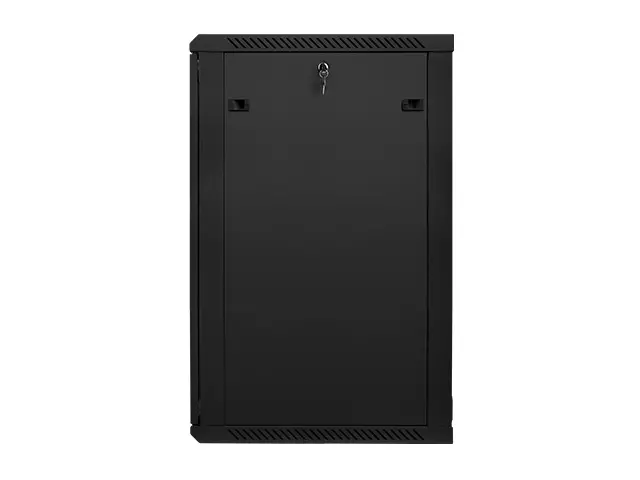 Ντουλάπα επικοινωνιών, Lanberg rack cabinet 19" επιτοίχια 22U / 600x600 για αυτοσυναρμολόγηση (flat pack), μαύρη - image 1
