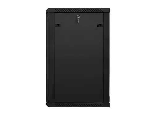 Dulap de comunicații, Lanberg rack cabinet 19" montaj pe perete 22U / 600x600 pentru autoasamblare (flat pack), negru - 2
