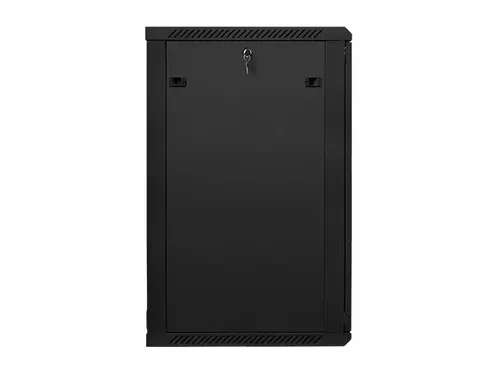 Dulap de comunicații, Lanberg rack cabinet 19" montaj pe perete 22U / 600x600 pentru autoasamblare (flat pack), negru - 5