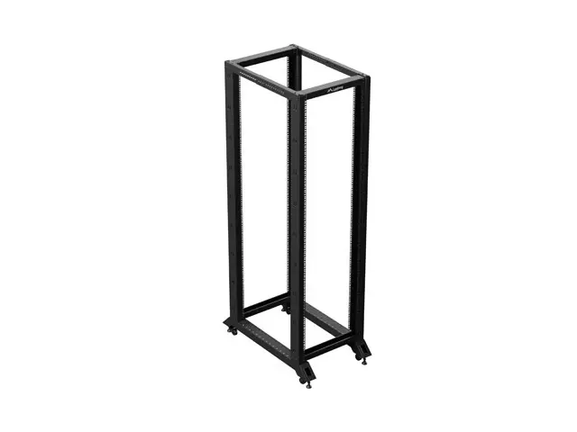 Комуникационен шкаф, Lanberg open rack 19" 42U 600x1000 black - image 2