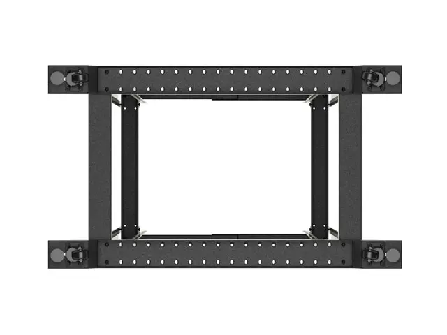 Комуникационен шкаф, Lanberg open rack 19" 42U 600x1000 black - image 3