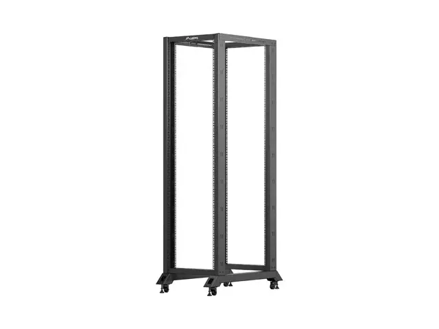 Комуникационен шкаф, Lanberg open rack 19" 42U 600x1000 black - image 4
