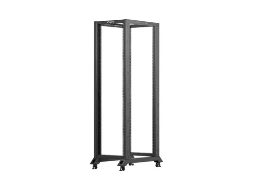 Комуникационен шкаф, Lanberg open rack 19" 42U 600x1000 black - image 4