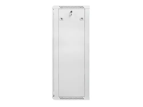 Комуникационен шкаф, Lanberg rack cabinet 19" wall-mount 27U / 600x450 for self-assembly (flat pack), grey - image 1