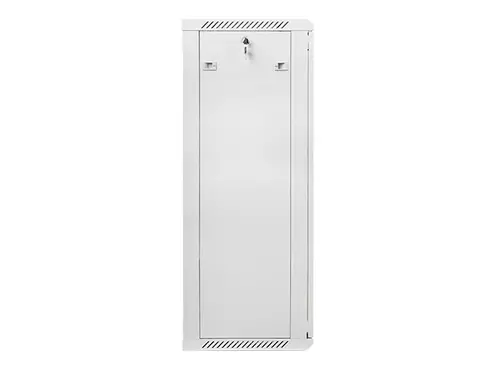 Комуникационен шкаф, Lanberg rack cabinet 19" wall-mount 27U / 600x450 for self-assembly (flat pack), grey - image 3