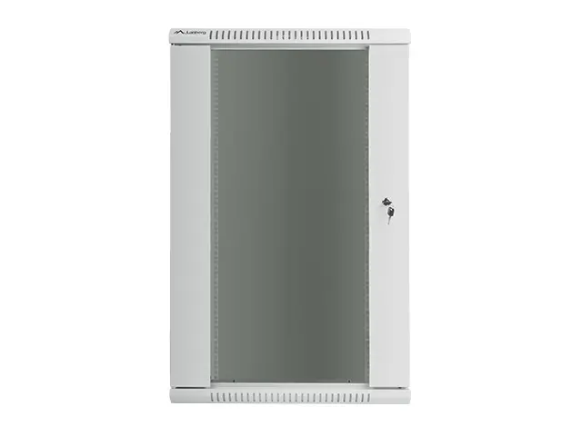 Dulap de comunicații, Lanberg rack cabinet 19" montaj pe perete 22U / 600x600 pentru autoasamblare (flat pack), gri - image 1