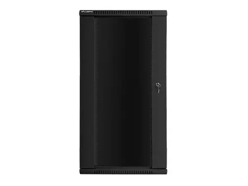 Dulap de comunicații, Lanberg rack cabinet 19" montaj pe perete 27U / 600x600 pentru autoasamblare (flat pack), negru - 2