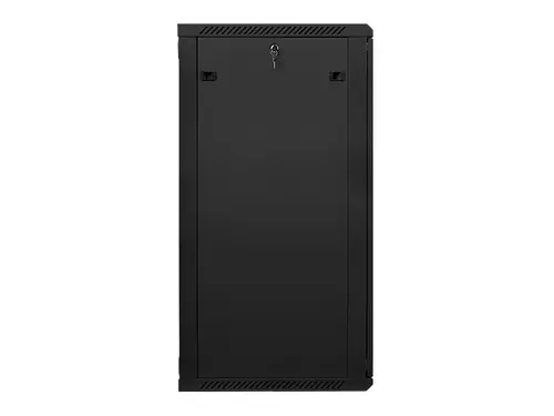 Комуникационен шкаф, Lanberg rack cabinet 19" wall-mount 27U / 600x600 for self-assembly (flat pack), black - image 3