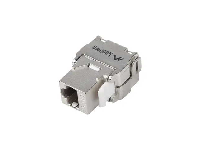 Конектор, Lanberg keystone toolless module RJ45 180° FTP CAT.5e - image 2