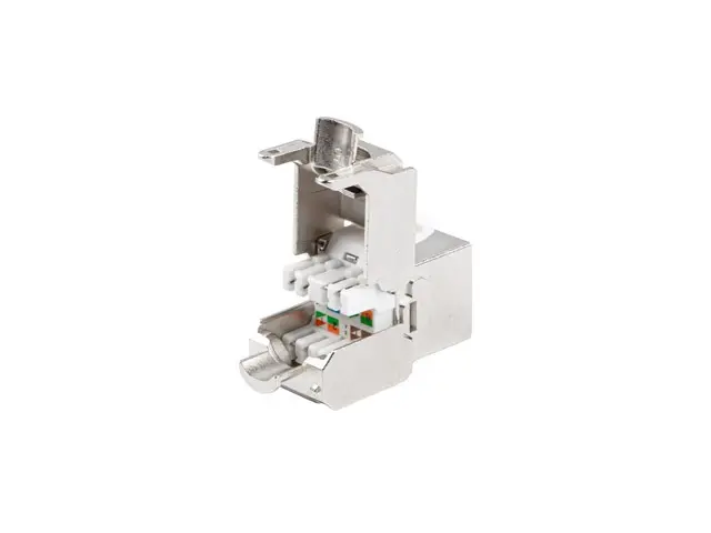 Конектор, Lanberg keystone module toolless rj45 CAT.7 ftp 180° - image 1