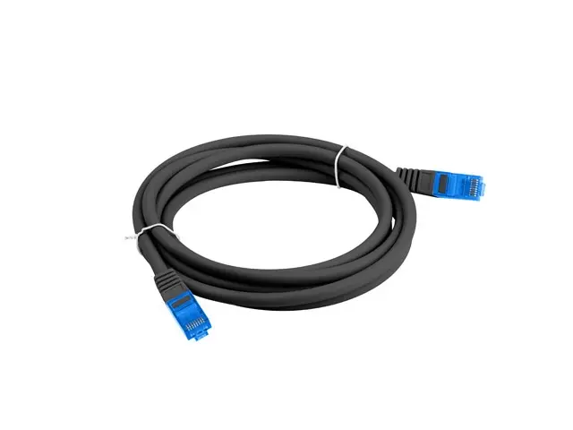Кабел, Lanberg patchcord CAT.6a s/ftp lszh cca 1.5m black fluke passed - image 2