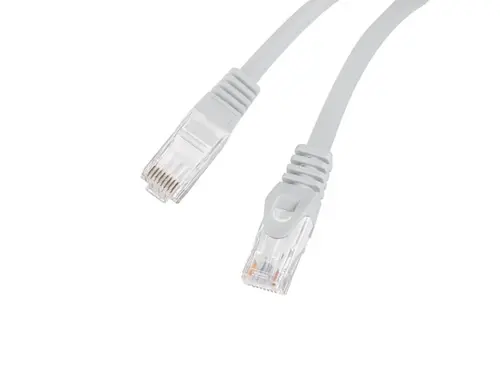 Кабел, Lanberg patchcord CAT.6 utp lszh cu 1.5m grey fluke passed - image 1