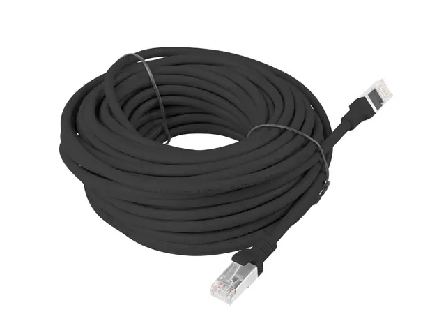 Кабел, Lanberg patch cord CAT.5E 15m, black - image 1