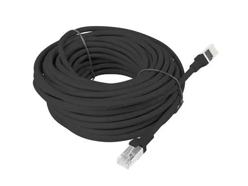 Καλώδιο, Lanberg patch cord CAT.5E 15m, μαύρο - 2
