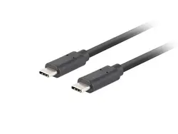 Кабел, Lanberg USB-C M/M 3.1 gen 2 cable 0.5m 10GB/s pd100w black