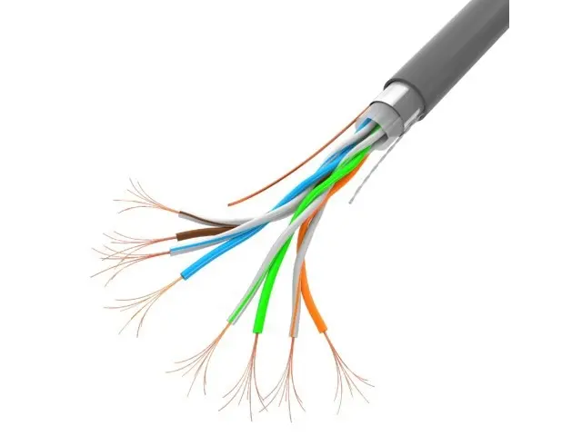 Кабел, Lanberg LAN cable ftp 100m stranded cca grey - image 1