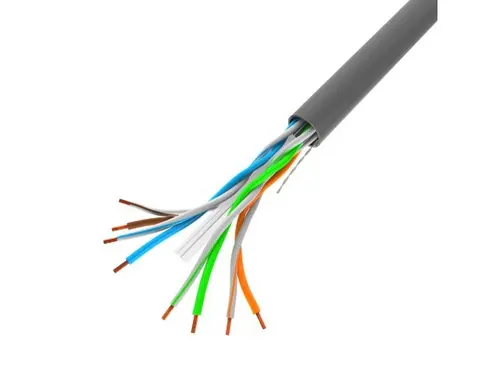 Кабел, Lanberg LAN cable CAT.6 utp 100m solid cu grey cpr + fluke passed - image 1