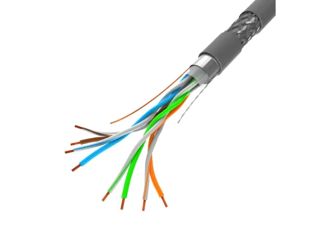 Кабел, Lanberg LAN cable CAT.5e sftp 305m solid cu cpr + fluke passed grey - image 1