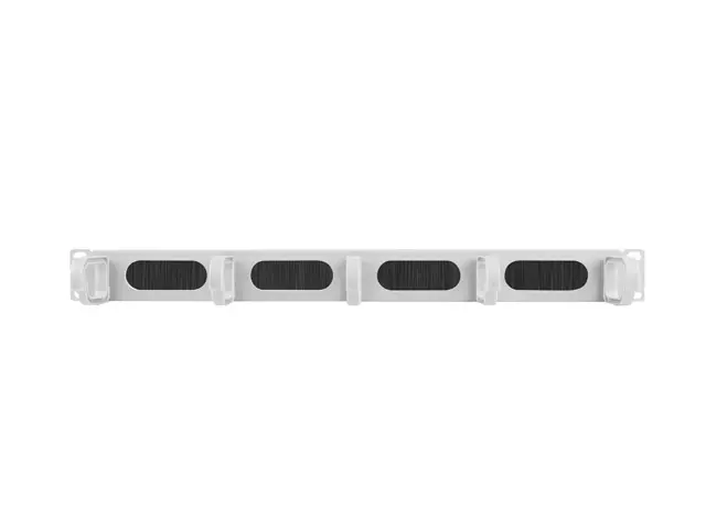 Аксесоар, Lanberg 19" cable management AK-1203-S brush panel 5 rings- type b 1U, grey - image 1