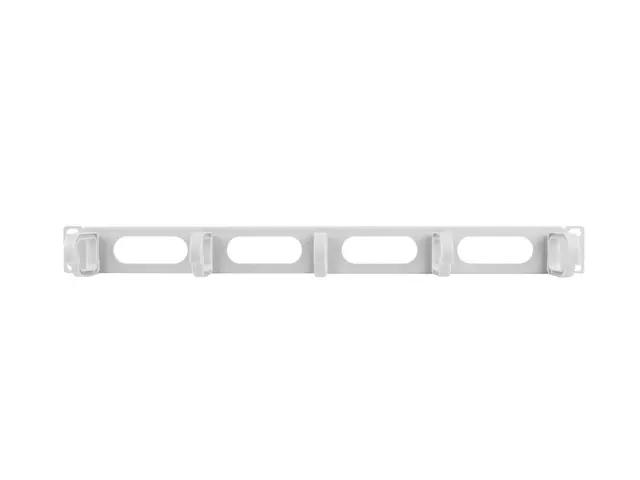 Аксесоар, Lanberg 19" cable management AK-1205-S panel 5 rings - type b 1U, grey - image 2