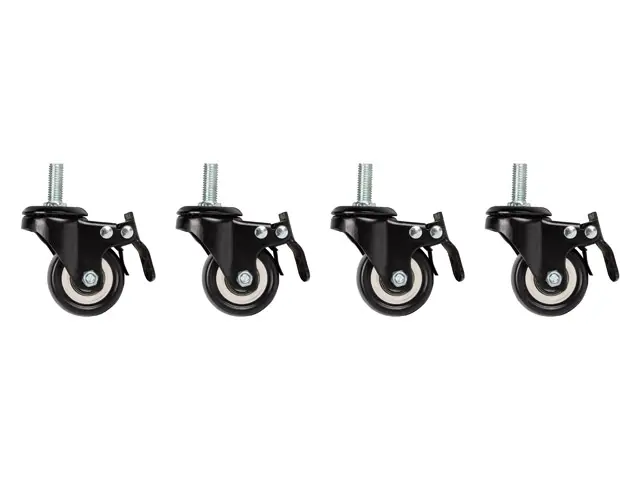 Аксесоар, Lanberg castors x4 with thread and brake for wall mounting 19" cabinets