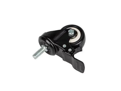 Accesoriu, Lanberg roți x4 cu filet și frână pentru montare pe perete a dulapurilor de 19" - 2