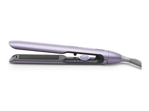 PHILIPS placă de îndreptat părul series 7000 Tehnologie ThermoShield îngrijire cu plăci ceramice cu acoperire cu ulei de argan Husă termorezistentă - 1