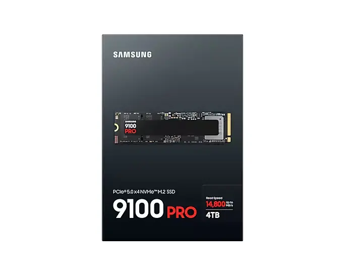 Твърд диск, Samsung SSD 9100 PRO 4TB PCIe 5.0 NVMe 2.0 M.2 Read 14800 MB/s Write 13400 MB/s - image 4