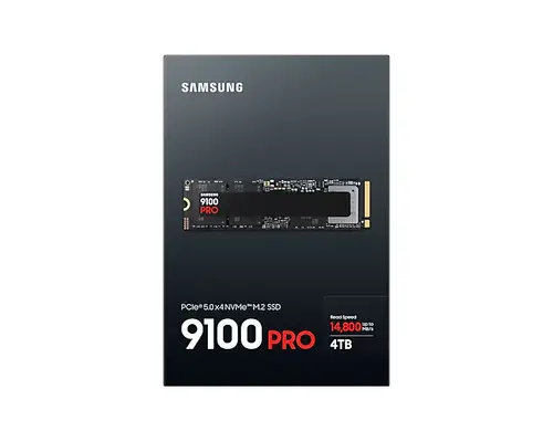 Hard disk, Samsung SSD 9100 PRO 4TB PCIe 5.0 NVMe 2.0 M.2 Citire 14800 MB/s Scriere 13400 MB/s - 5