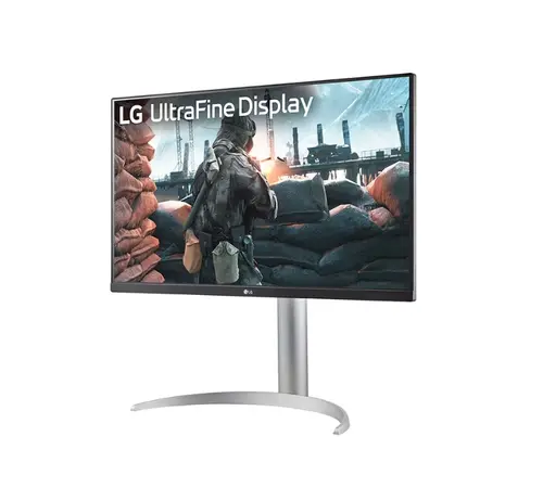 Монитор, LG 27UP650K-W, 27" UHD 4K IPS AG, DCI-P3 95%, UltraFine, 5ms, 1200:1, Mega DFC, 400 cd/m2, 3840x2160, HDR 10, VESA Display HDR 400, HDMI, DisplayPort, Headphone out, Height Adjustable,Pivot Tilt, Reader Mode - image 1