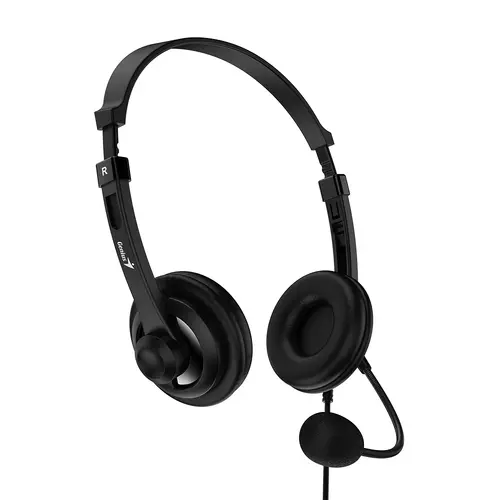 Genius слушалки с микрофон Headset HS-230U - USB, Mic, Black - image 4