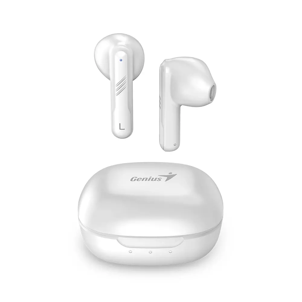 Genius ασύρματα ακουστικά TWS Bluetooth 5.3 Earphones HS-M905BT λευκά - image 2