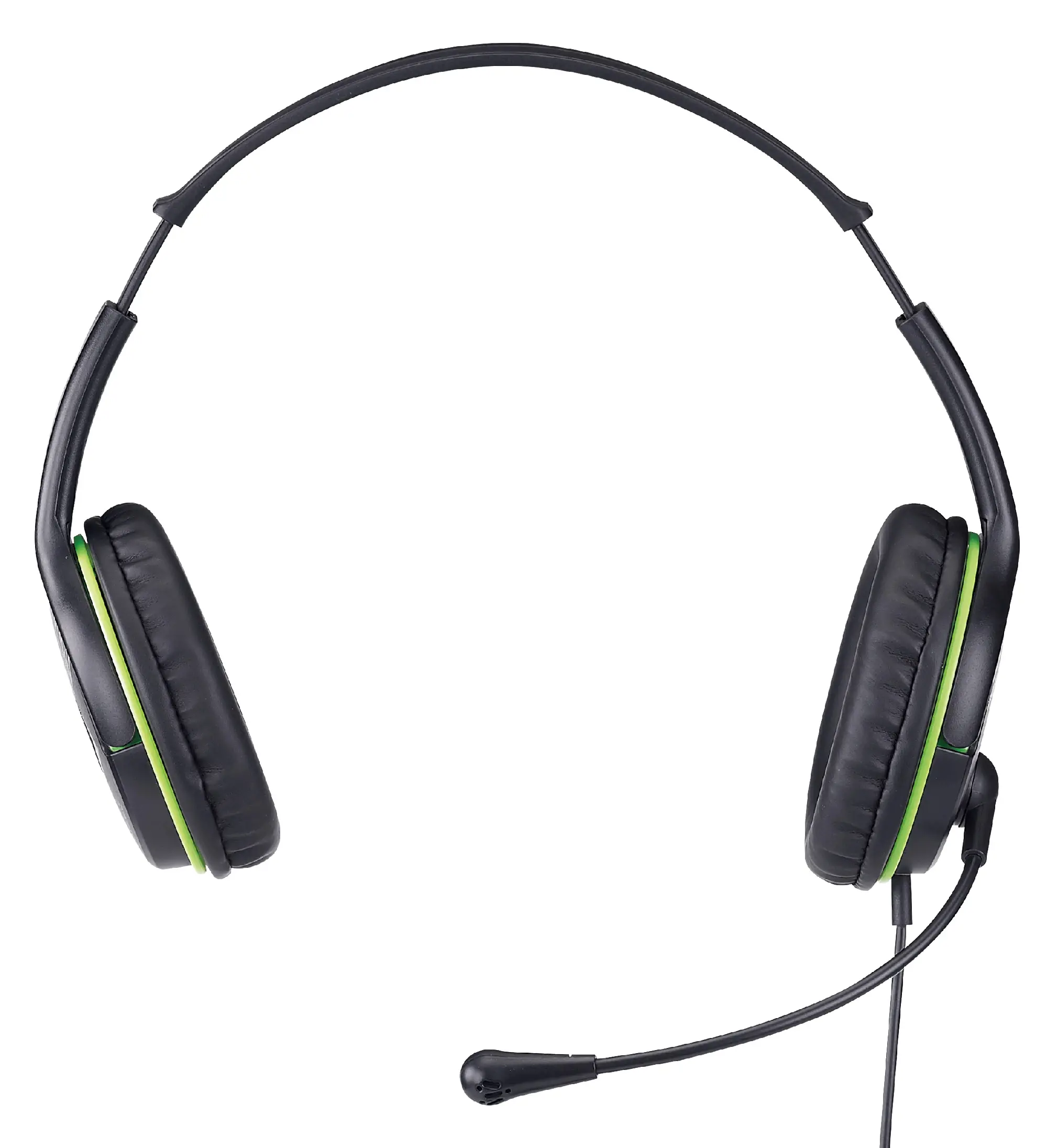 Genius слушалки с микрофон Headset HS-400A - 3.5 mm, Mic, Black/Green - image 3