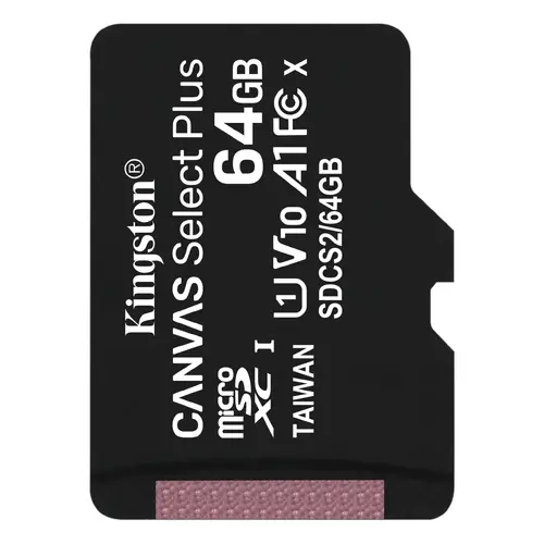 Памет, KINGSTON 64GB SDMIC KINGST SEL+/W/O ADA