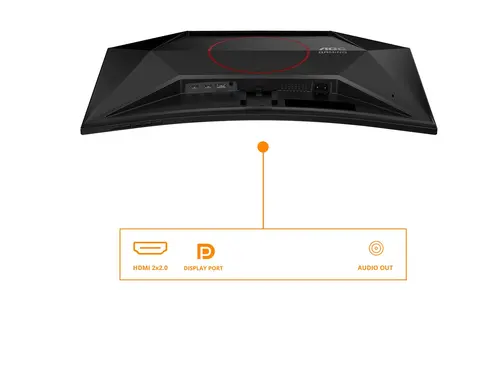 Монитор, AOC C27G42E, 27" Curved 1500R, VA, WLED, 1920x1080@180Hz, 1ms GtG, 0.5ms MPRT, 300cd m/2, 3000:1, 80M:1 DCR, Adaptive Sync, FlickerFree, Low Blue Light, 2Wx2, Tilt, 2xHDMI, DP - image 5