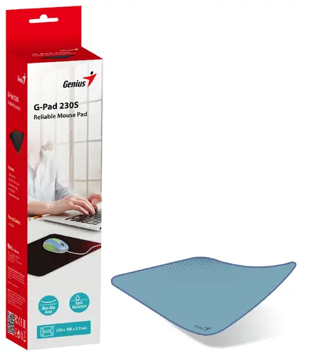 Genius подложка за мишка Mouse pad G-Pad 230S - Blue Grey - image 3