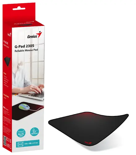 Genius подложка за мишка Mouse pad G-Pad 230S - Black - image 2