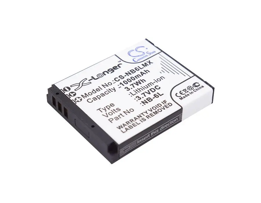 Батерия за фотоапарат CANON NB6L LiIon 3.7V 1000mAh LiIon Cameron Sino - image 2