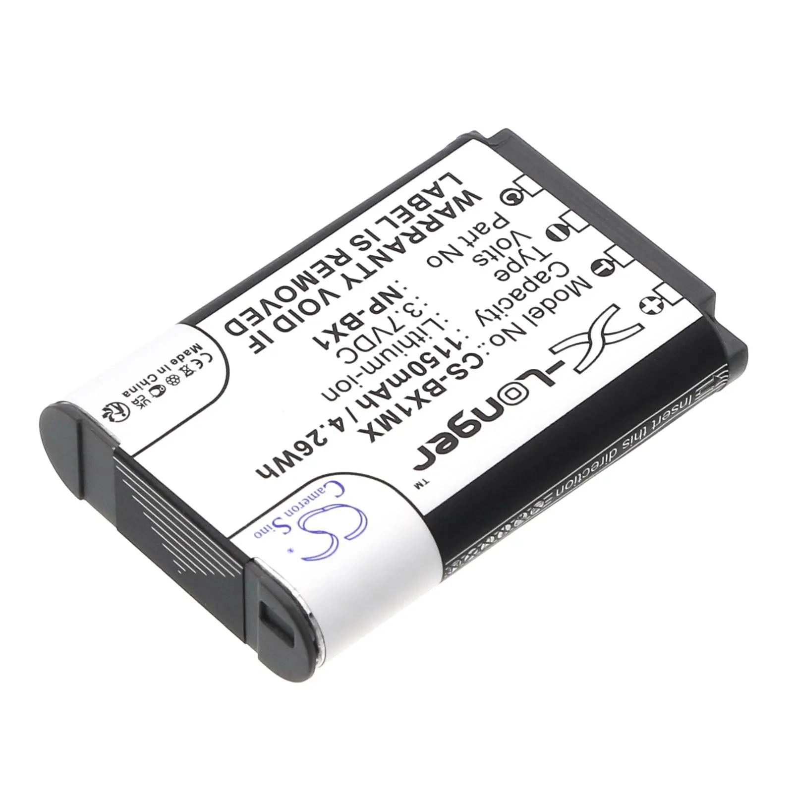 Батерия за фотоапарат SONY NP-BX1 LiIon 3.7V 1150mAh Cameron Sino - image 3