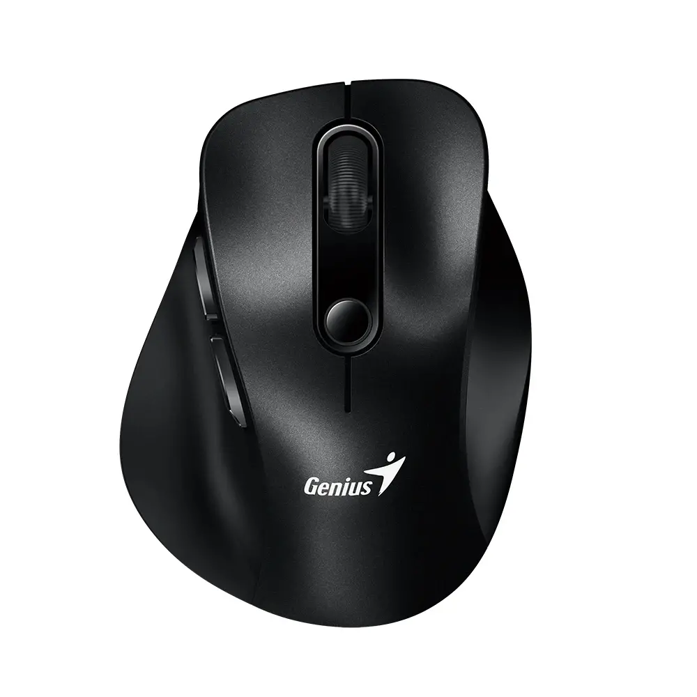 Genius ασύρματο αθόρυβο ποντίκι Wireless Silent Mouse Ergo 9000S - Silent, Bluetooth, 2.4G, Μαύρο